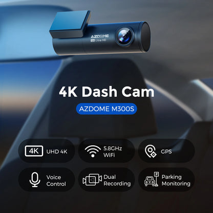 AZDOME M300S 4K Dash Cam